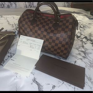 💯Authentic Louis Vuitton Speedy 30 Ebene